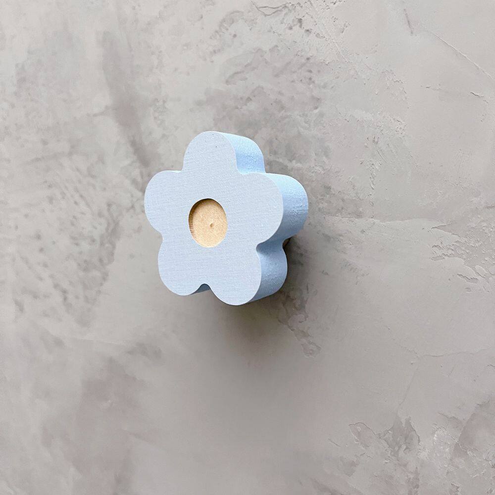 3 Ganchos de parede infantil decoração baby flor 3Flbb15