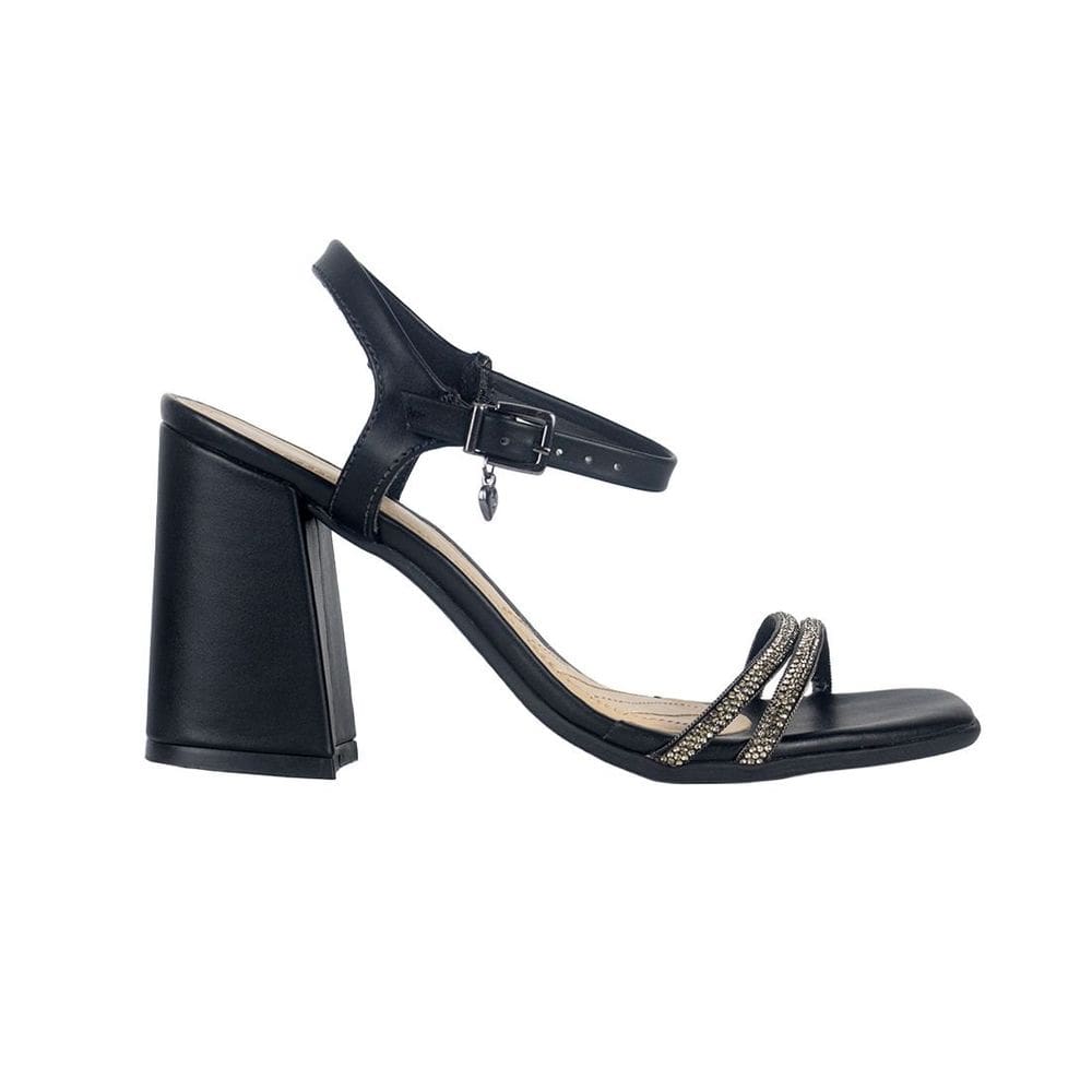 Sandália Ramarim Strass Salto Alto