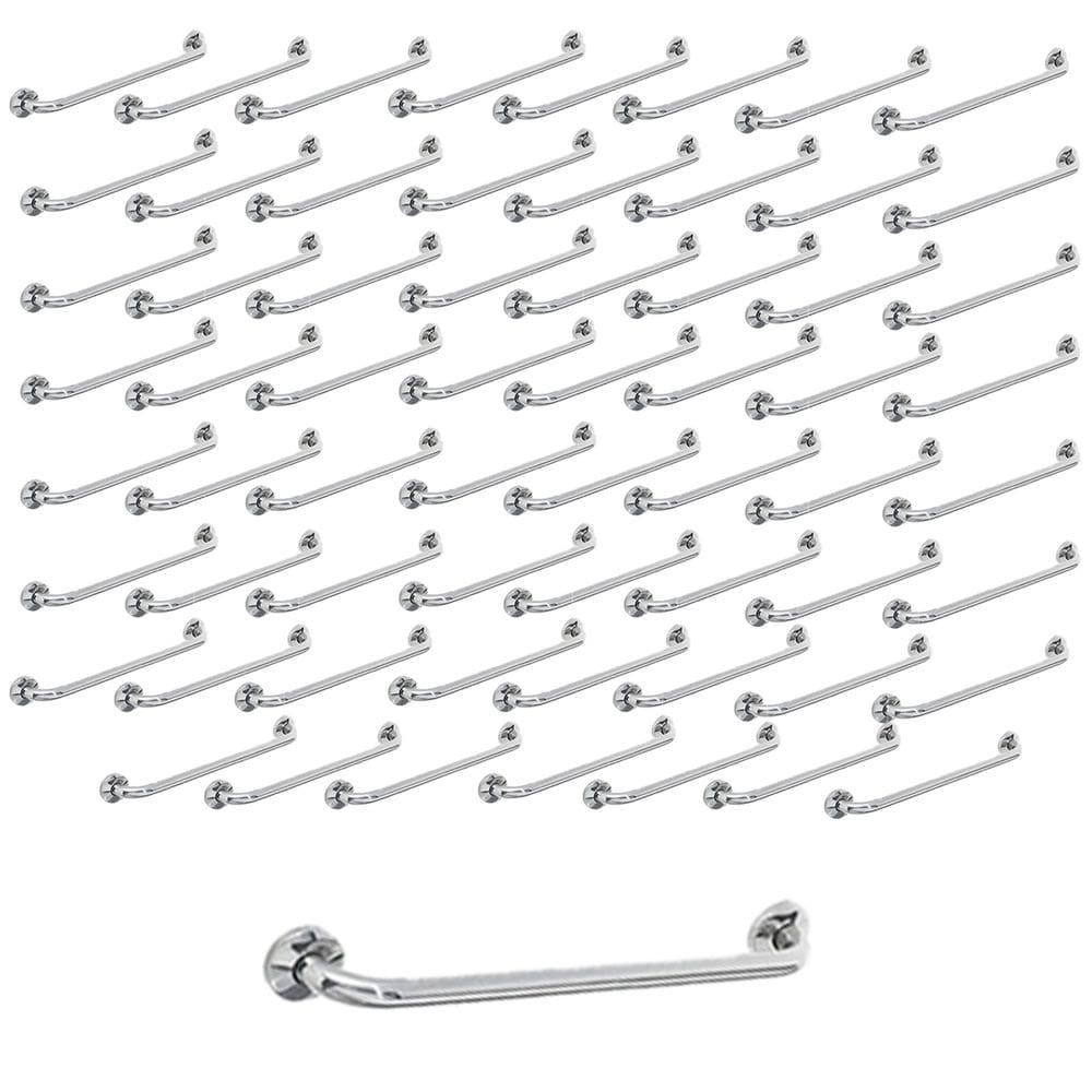 Barra Alça Apoio 80 Cm Aço Inox Kit 48 Uni Idoso Gestante Pcd Acessibilidade Box Banheiro Corrimao