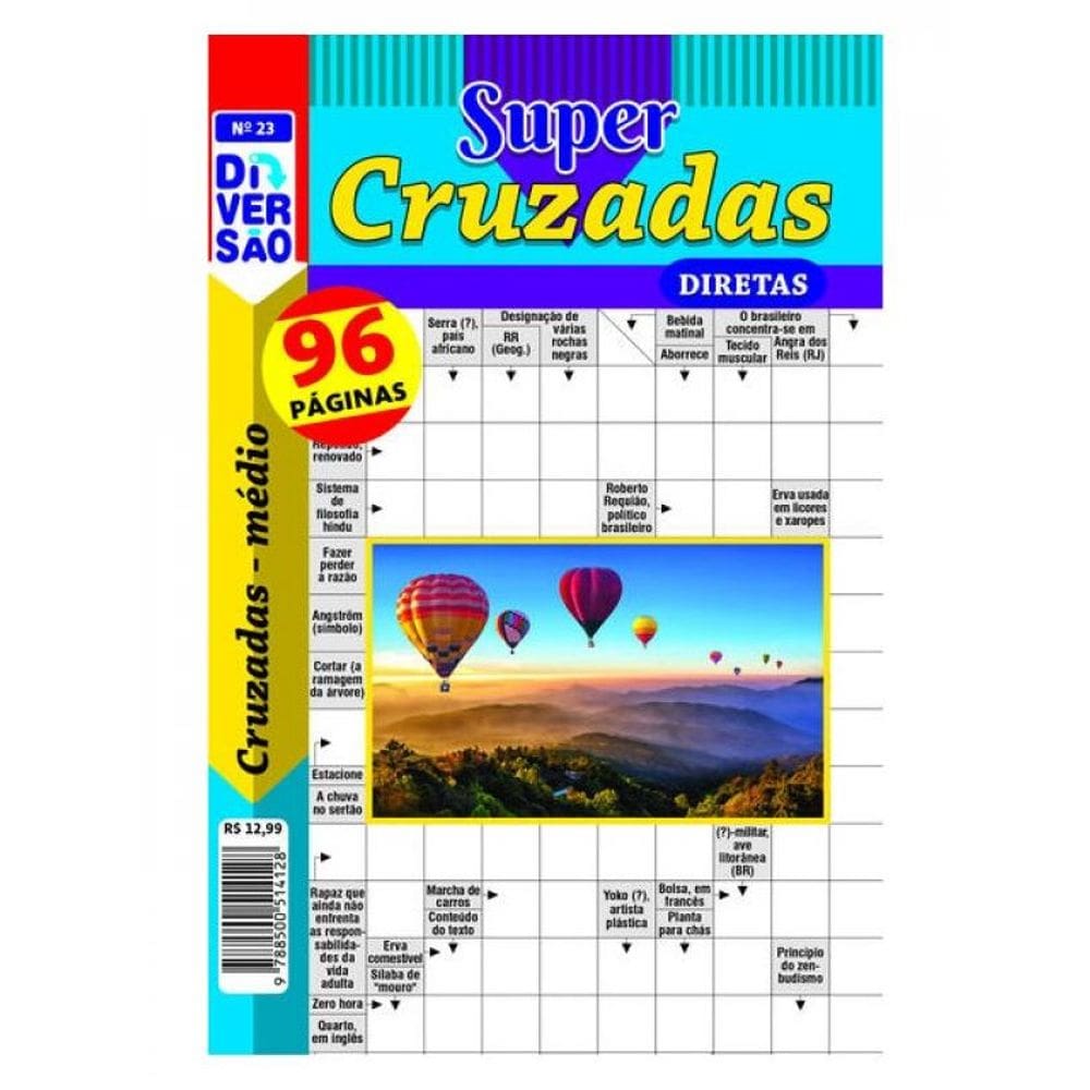 Livro Diversão Super Cruzadas Diretas 23