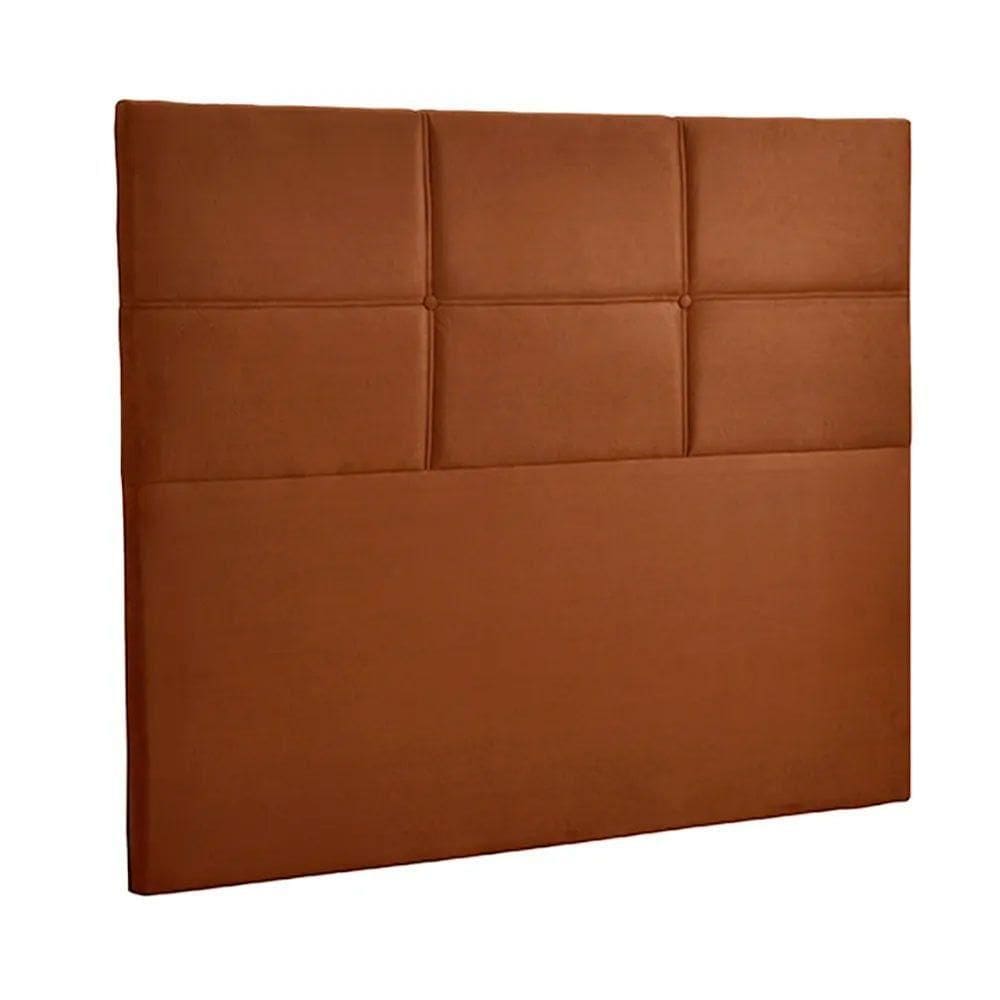 Cabeceira Estofada Milena 1,95 Veludo Speciale Home Terracota