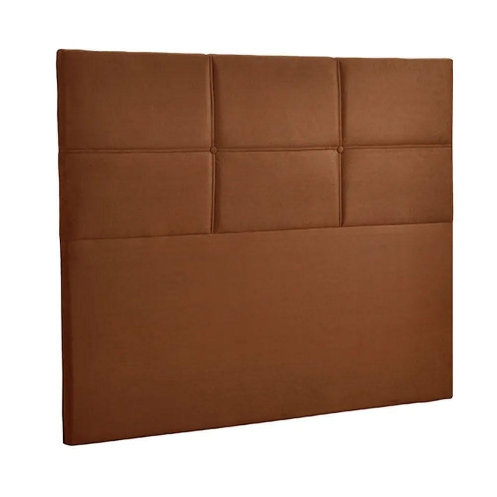 Cabeceira Estofada Milena 0,90 Solteiro Veludo Speciale Home Terracota