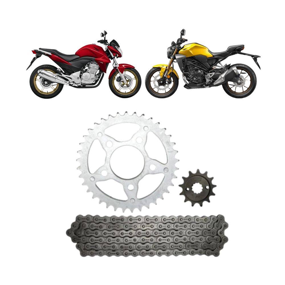 01 Kit Relação 43x16 Honda CB300 R 2009 A 2015 Nakata
