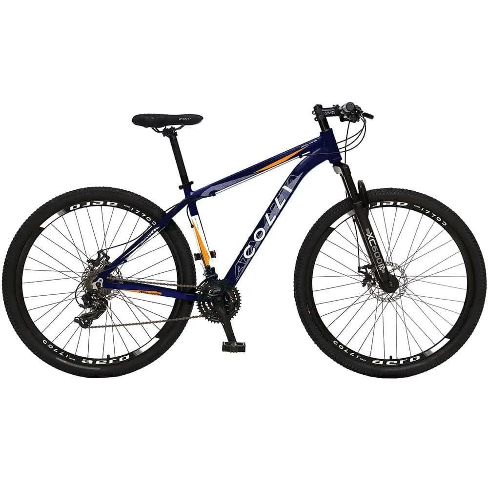 Bic. Colli Atalanta Aluminio A.29 F.disco Kit Shimano 21m - 531-06d Azul Metálico