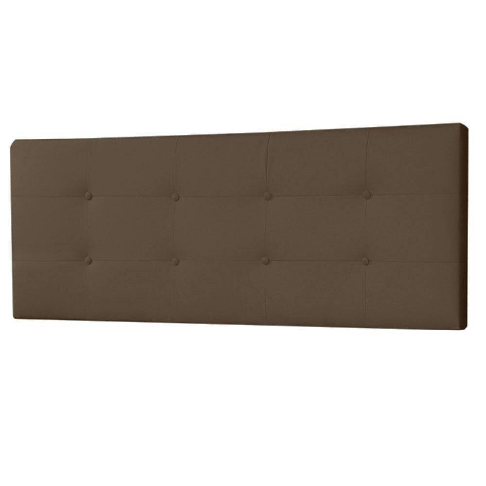 Cabeceira Painel Queen 1,60m Berlim Suede Marrom