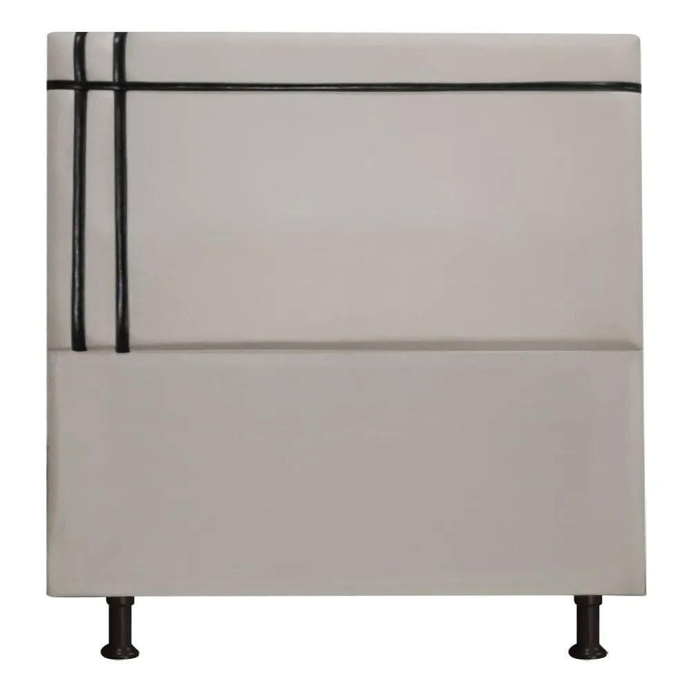 Cabeceira Estofada Royal 195cm Linho Fita Shop Das Cabeceira Carvalho