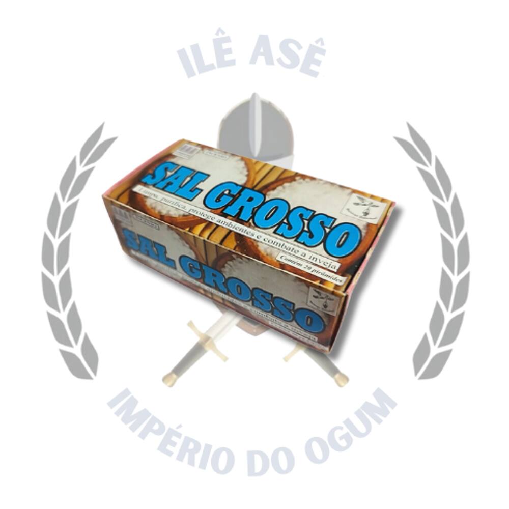 Defumador Tablete - Cx 20 Uni - Sal Grosso