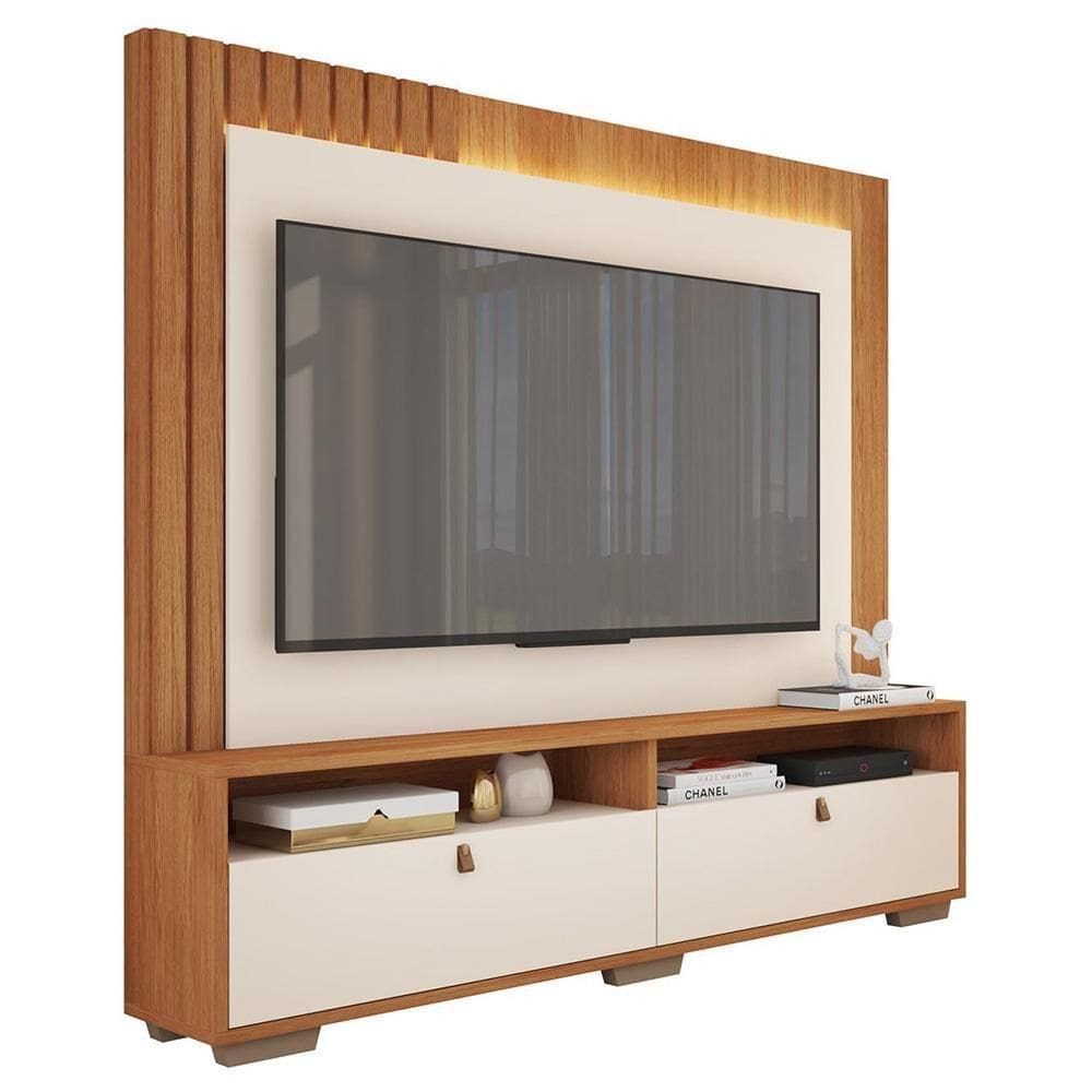 Estante Home Para Tv Até 70 Polegadas Com Led Lar Caemmun