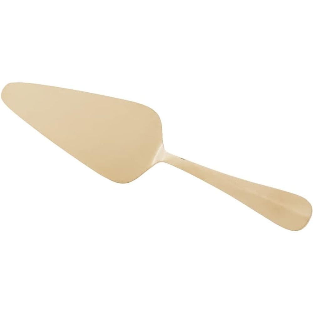 Espátula 25cm Inox Bolo Torta Sobremesa Servir Mesa Dourada