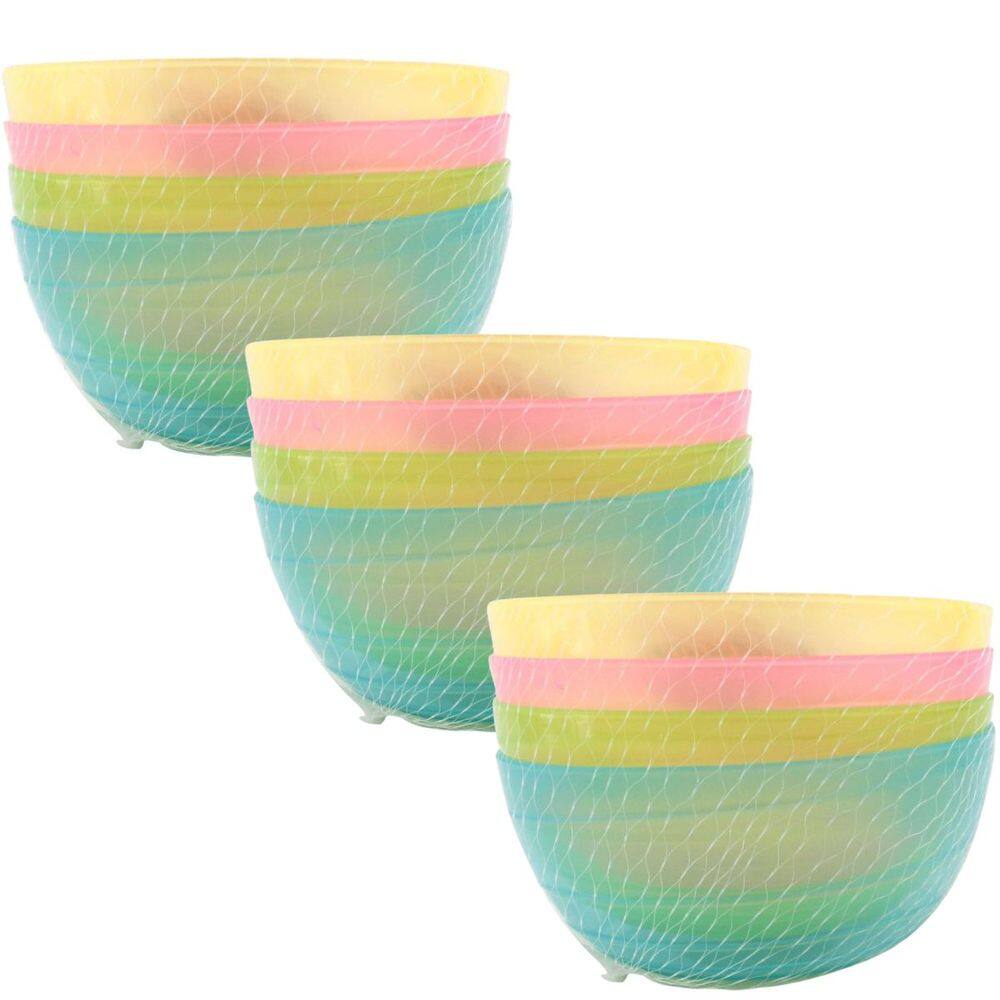 Conjunto 12 Potes Coloridos 340ml Organização Versatilidade!