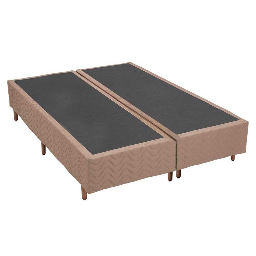 Cama Box Base King Universal Bordado Clean (193x203x25) - Polar