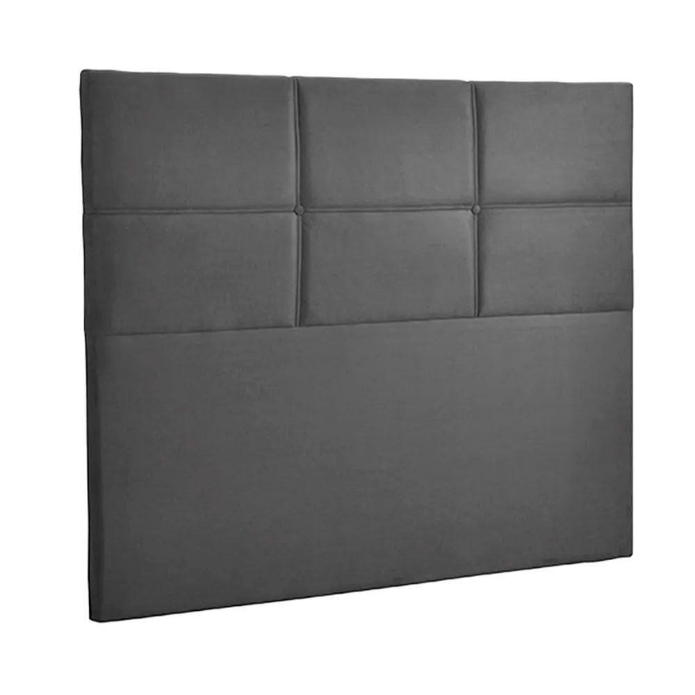 Cabeceira Estofada Milena 1,95 Sued Speciale Home Chumbo