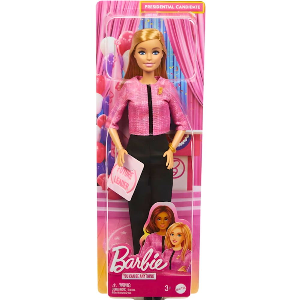 Boneca Barbie Profissões Loira Futura Líder HXN96 Mattel
