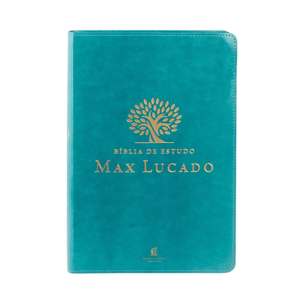 Bíblia de Estudo Max Lucado (NVI, capa em courosoft verde, Leitura Perfeita): Nova Versão Internacional