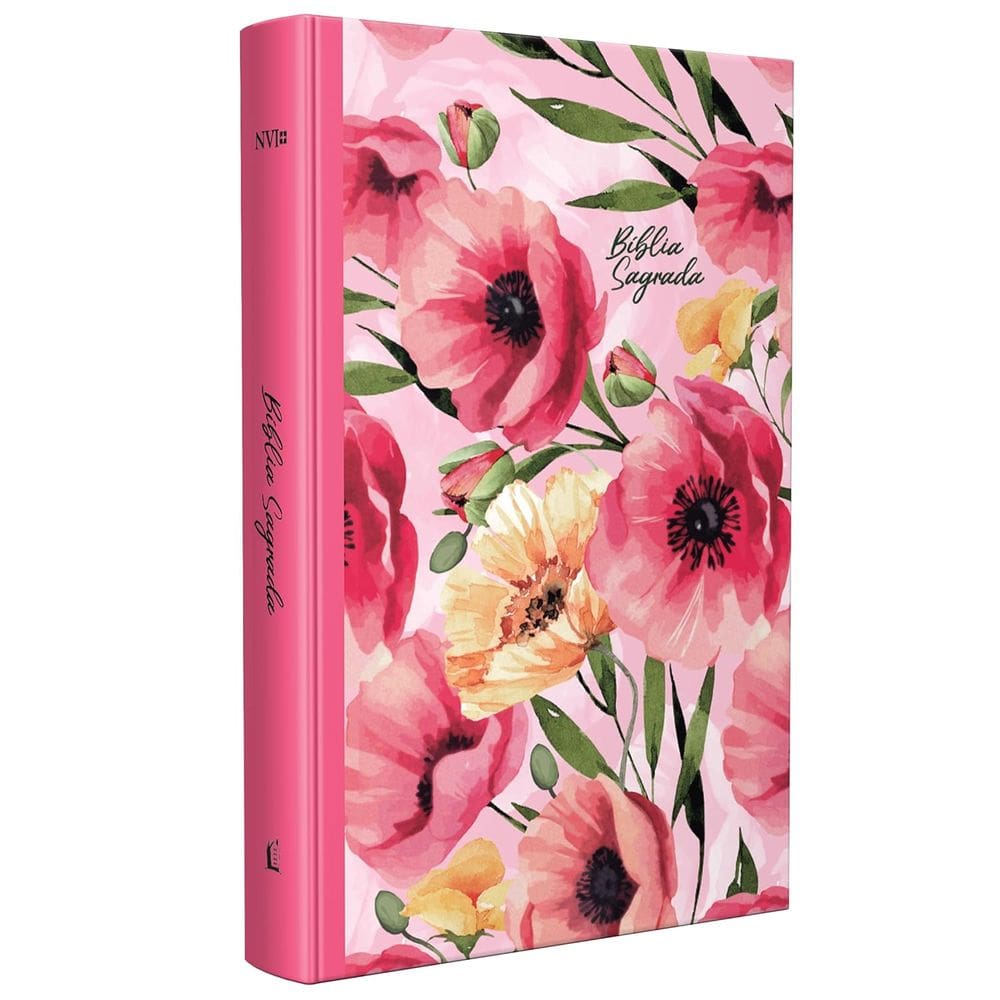 Bíblia NVI, Capa Dura, Florida, Econômica, Primavera