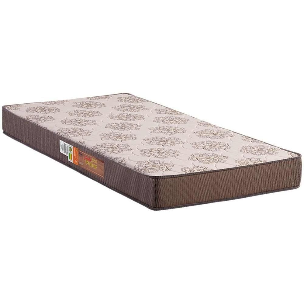 Colchão Solteiro Espuma D28  Pérola Grey (88x188x17) - Polar