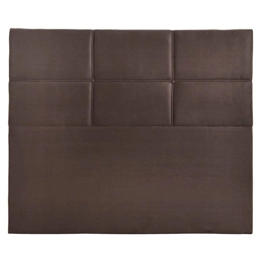 Cabeceira Estofada Milena 1,40 Casal Suede Shop Das Cabeceir Café
