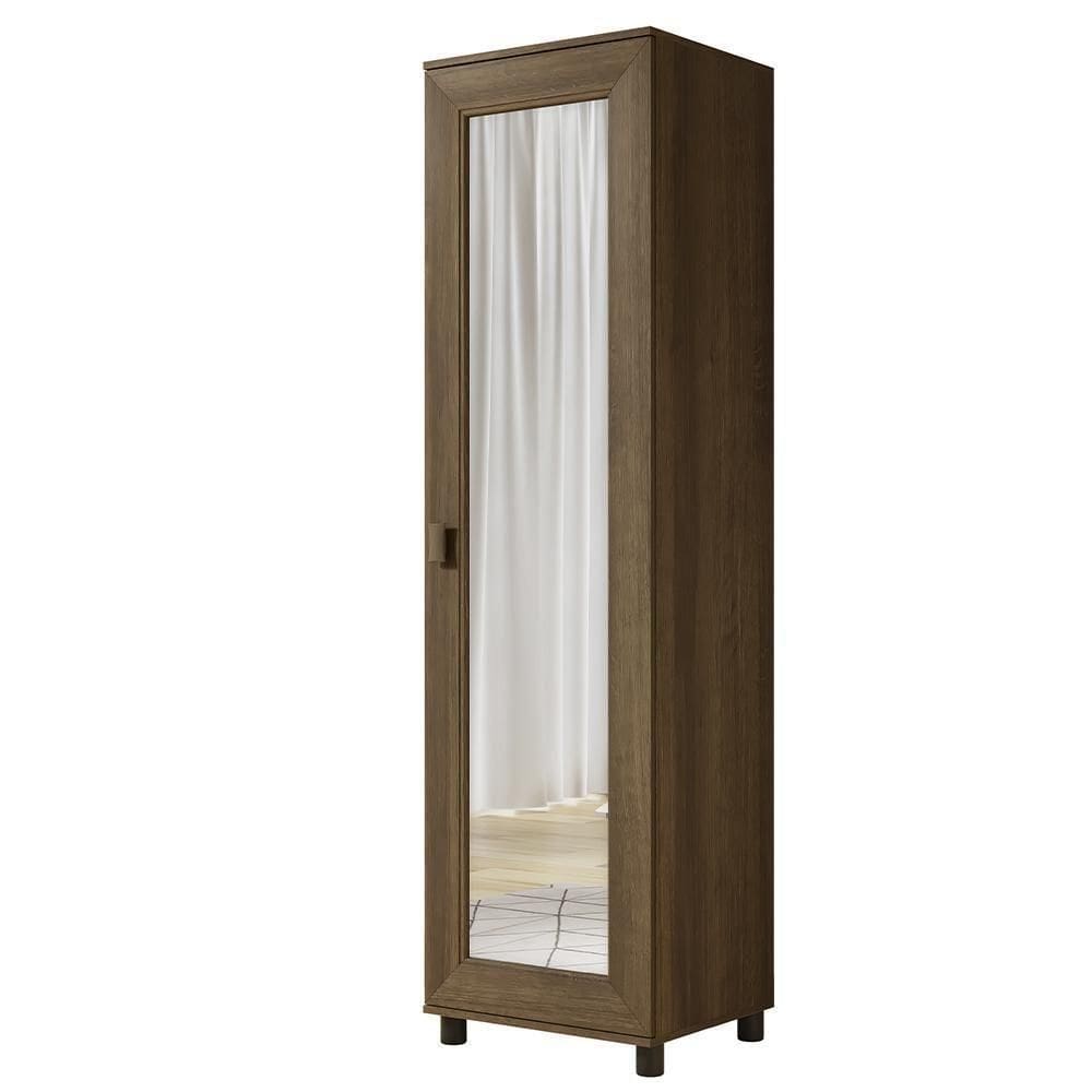 Armário Organizador Diamante Com Espelho Imbuia Imbuia