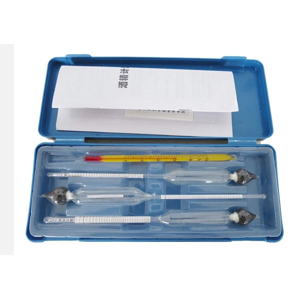 Kit Alcoômetro Medidor Teor Alcoólico - Medidor De Álcool, Para Cerveja Vinho Whisky