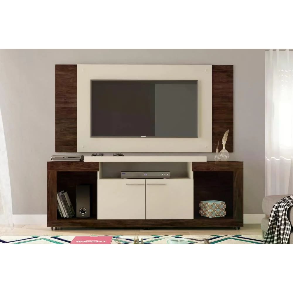 Composicao Rack E Home Movie Havana/Off White - Caemmun
