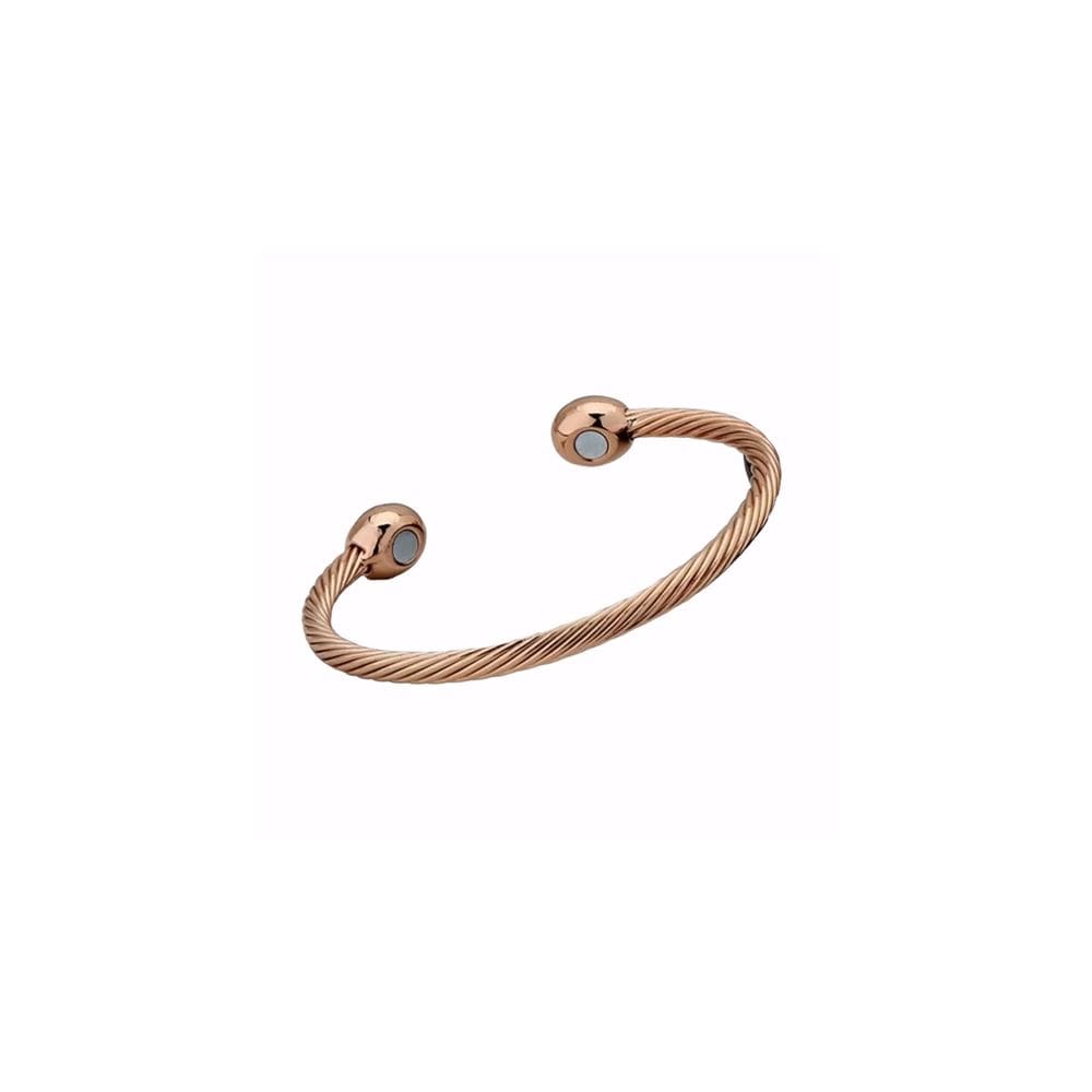 Pulseira de cobre Magnetic Therapy 3000 Gauss com bolsa