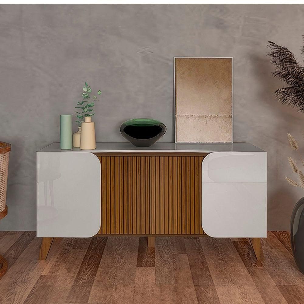 Buffet Aparador Elegance Off White / Pinho