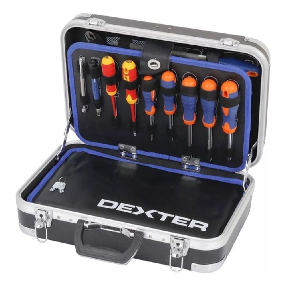 Kit Maleta De Ferramentas 111 Peças Profissional - Dexter