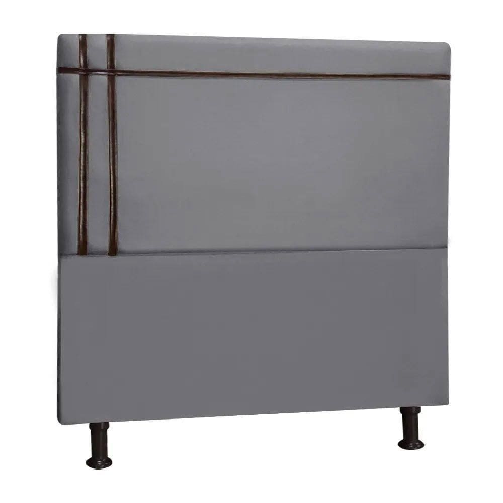 Cabeceira Royal 195cm Suede Fita Shop Das Cabeceiras Chumbo