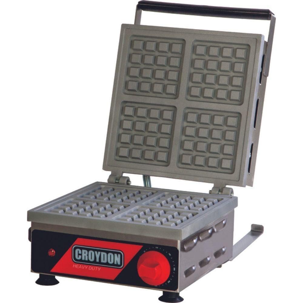 Wafleira Quadrada Simples Mwqs Croydon Máquina De Waffle Mwqs 110v