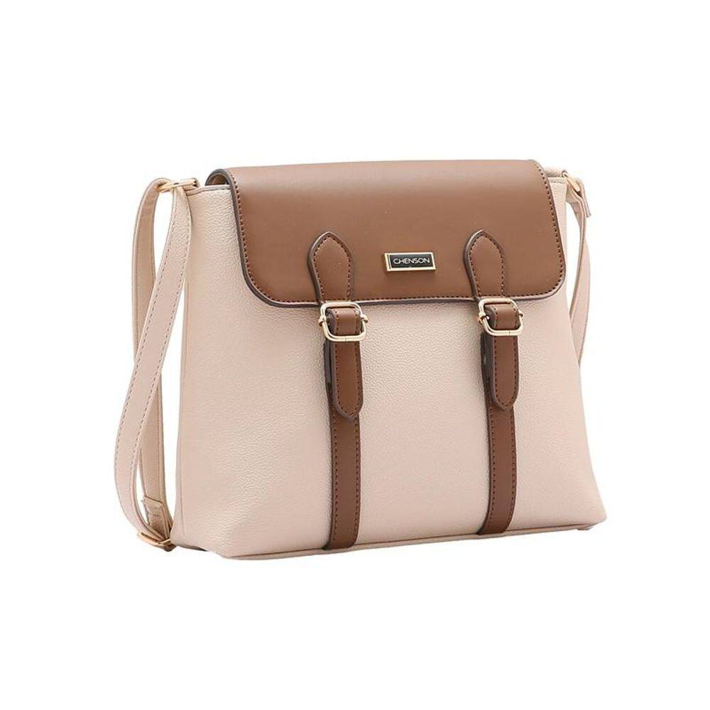 Bolsa média bicolor Chenson