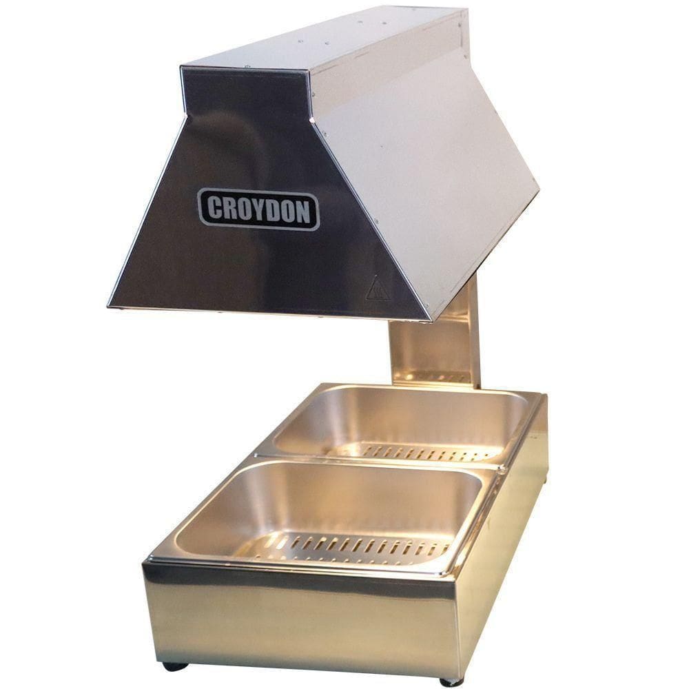 Conservador De Frituras 2 Cubas Gn 1-2 Cf2d Croydon Conservador Inox 110v