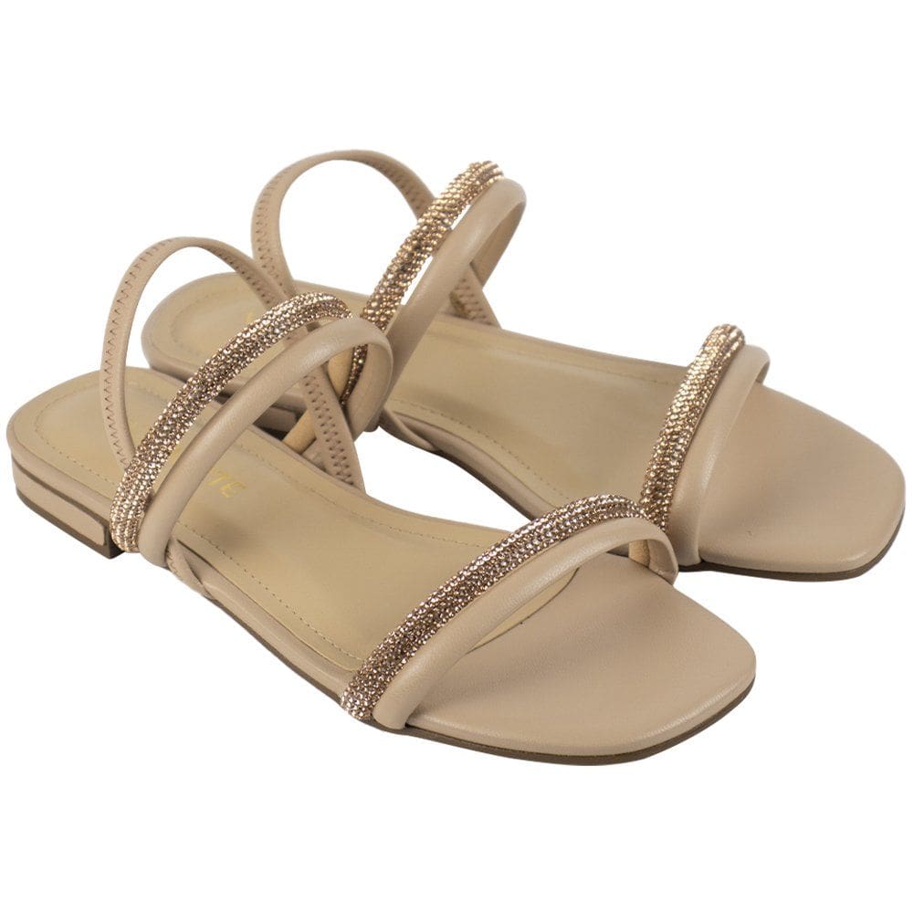 Rasteirinha Via Marte Cristal Vintage Feminina