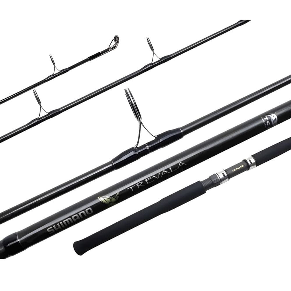 Vara Pesca Extra Pesada Molinete Shimano Trevala 1,73m 80-200LBS Inteiriça