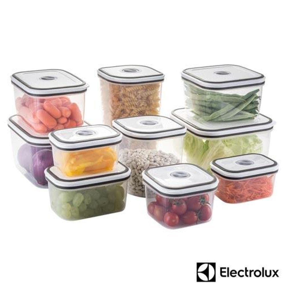 Jogo de Potes com 10 Peças com Tampa - Electrolux
