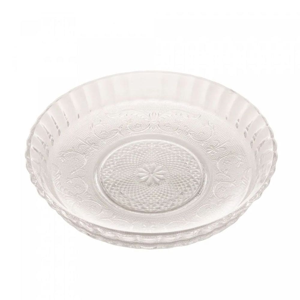 Prato para Bolo de Vidro Angel 30cm x 6cm - Lyor