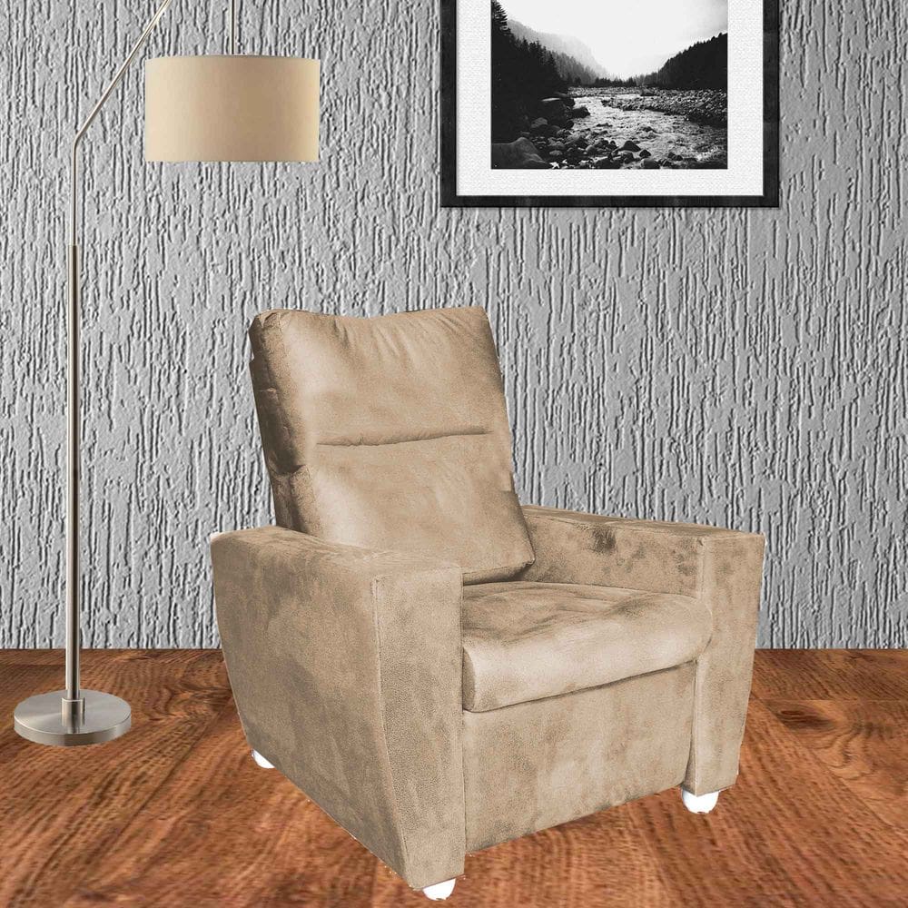 Poltrona Reclinável Do Papai Moderna Nivea Capuccino