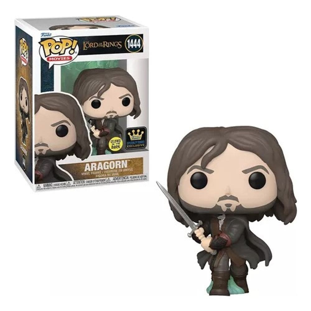 Funko Pop Senhor Dos Anéis - Aragorn 1444 Glows In The Dark
