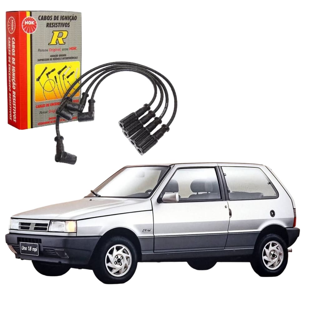 Jogo Cabos Vela Ngk Fiat Uno 1.4 Turbo 94 Sct51