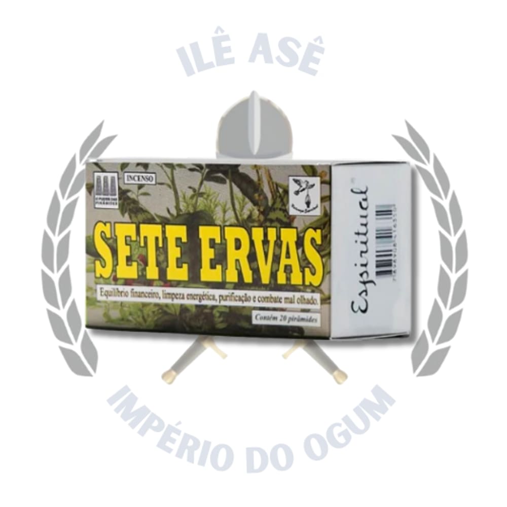 Defumador Tablete - Cx 20 Uni - Sete Ervas