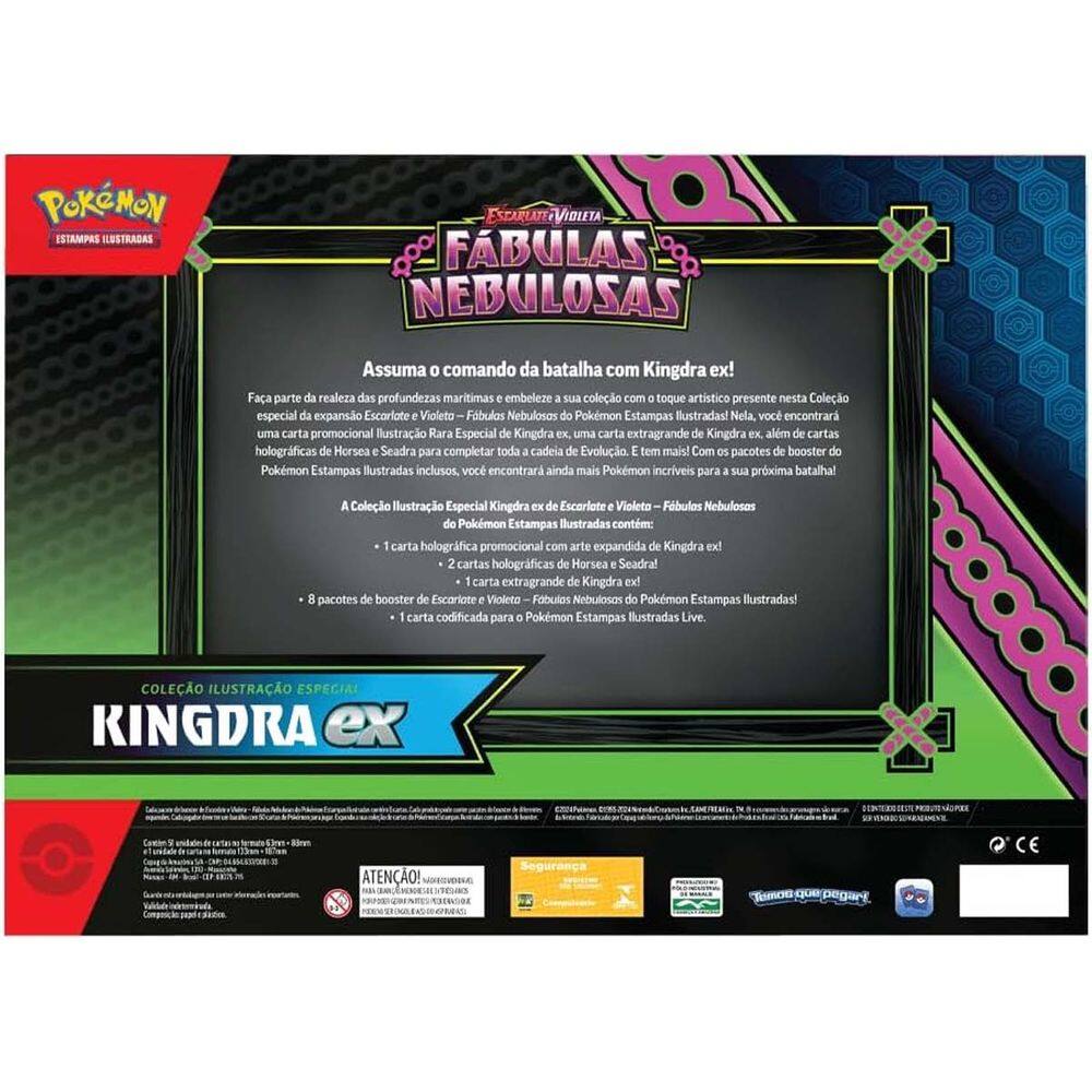 Box Pokemon Coleção Ilustração Especial Kingdra | Extra