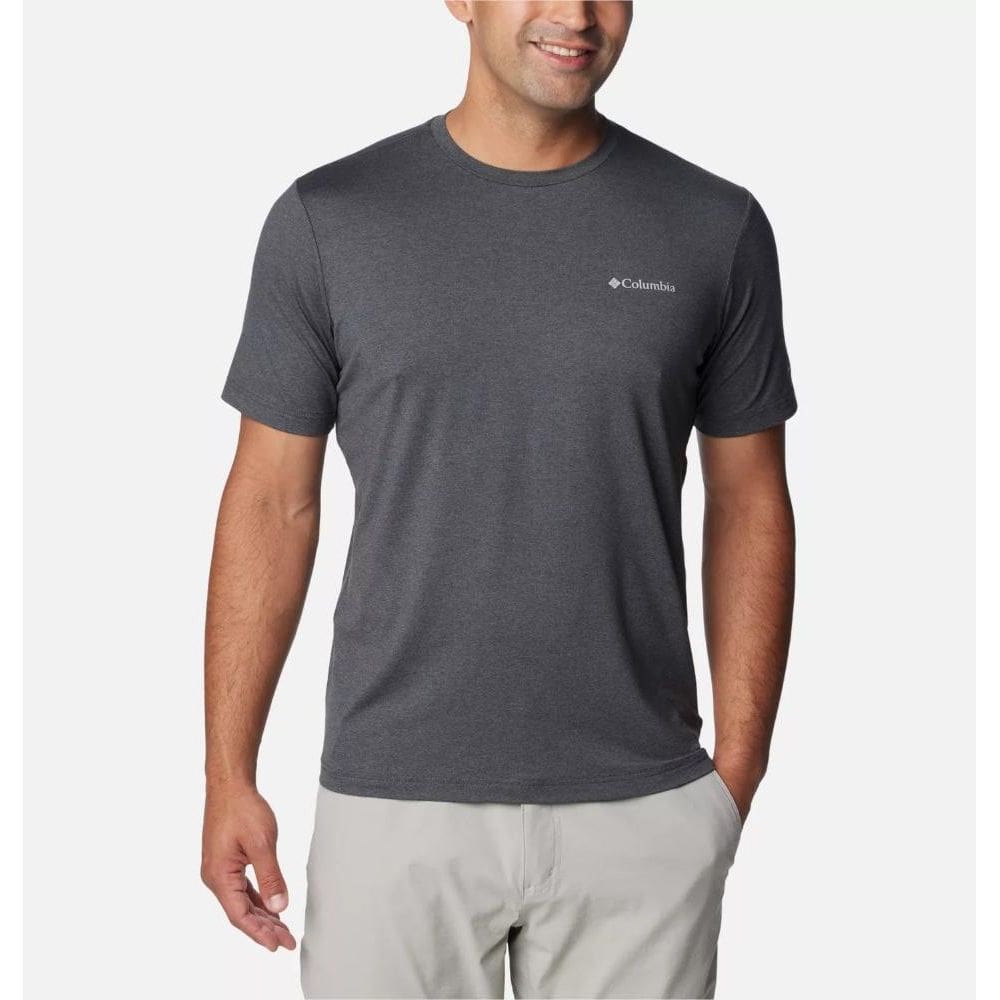 Camiseta Columbia Masculina Tech Trail Crew Neck II Cinza