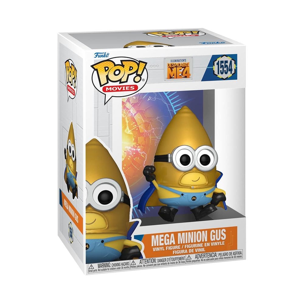 Boneco de vinil Funko Pop! Filmes Meu Malvado Favorito 4 Mega Minion G