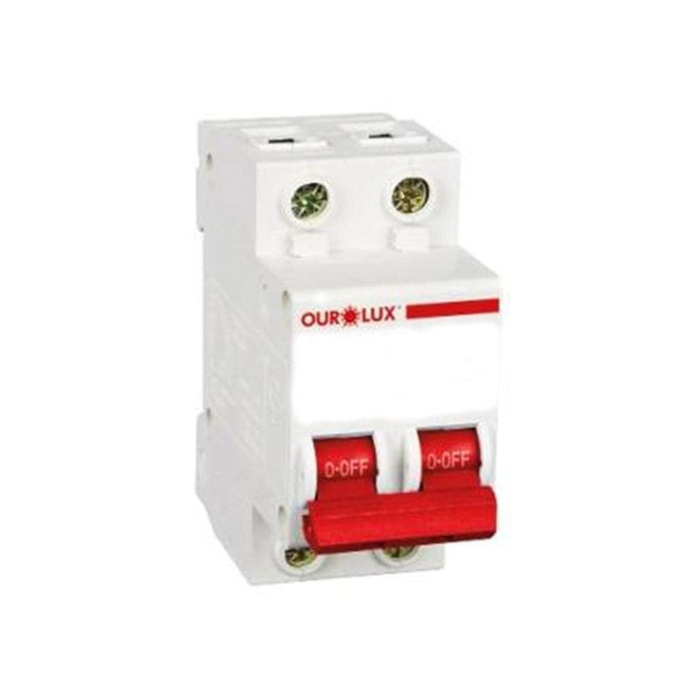 Disjuntor Bipolar 25A Ourolux