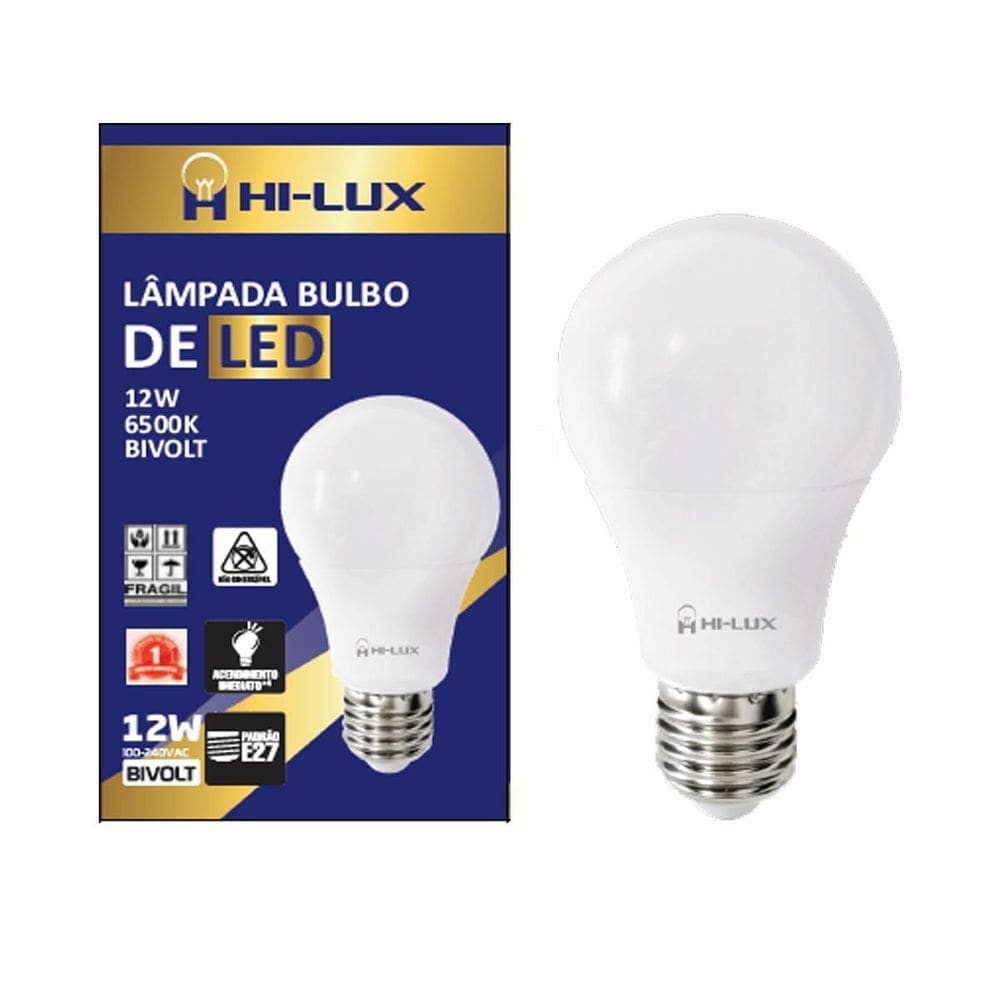 Lampada De Led 12W 6500K