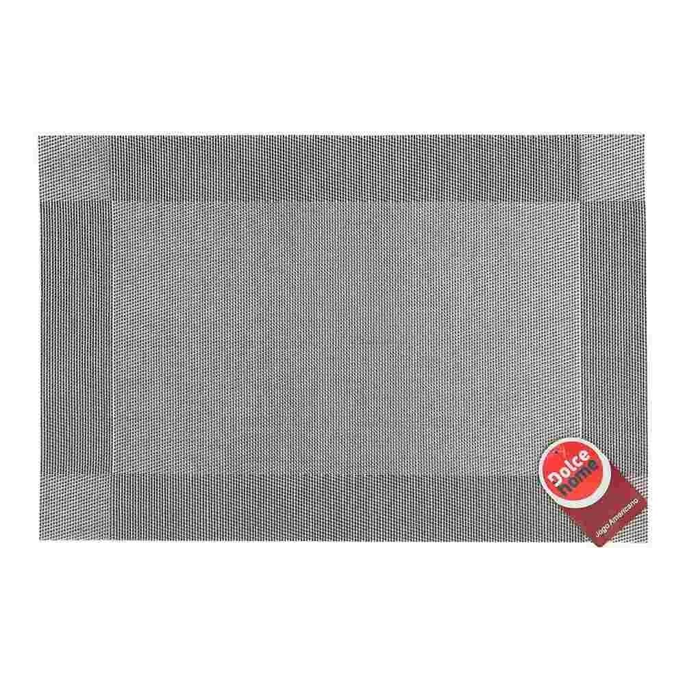Jogo Americano Class Prata 30 X 45 Cm D0496