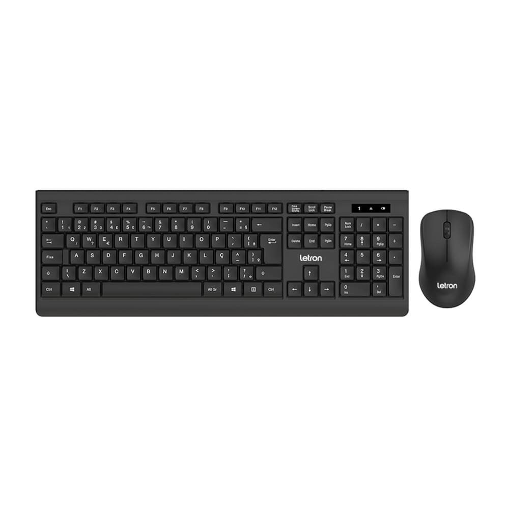 Combo Teclado E Mouse Sem Fio Padrao Plus Km1913 R8