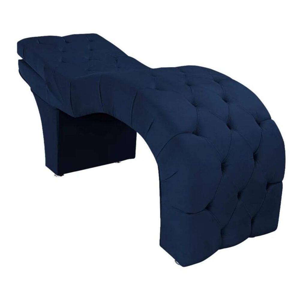 Maca Estética Estofada Reclinável Ergonômica Suede Maraísa