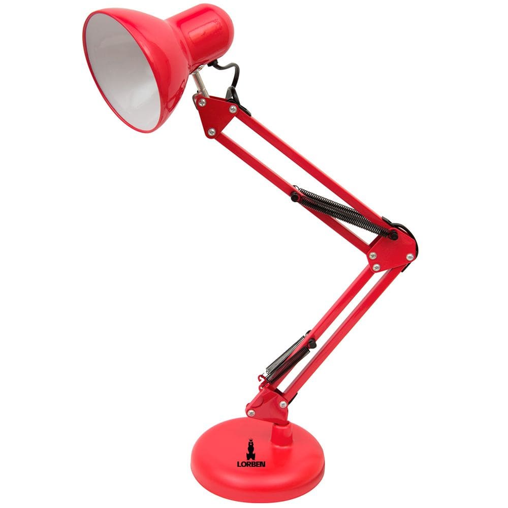 Luminária Pixar Lorben Abajur de Mesa Articulada com Garra e Base