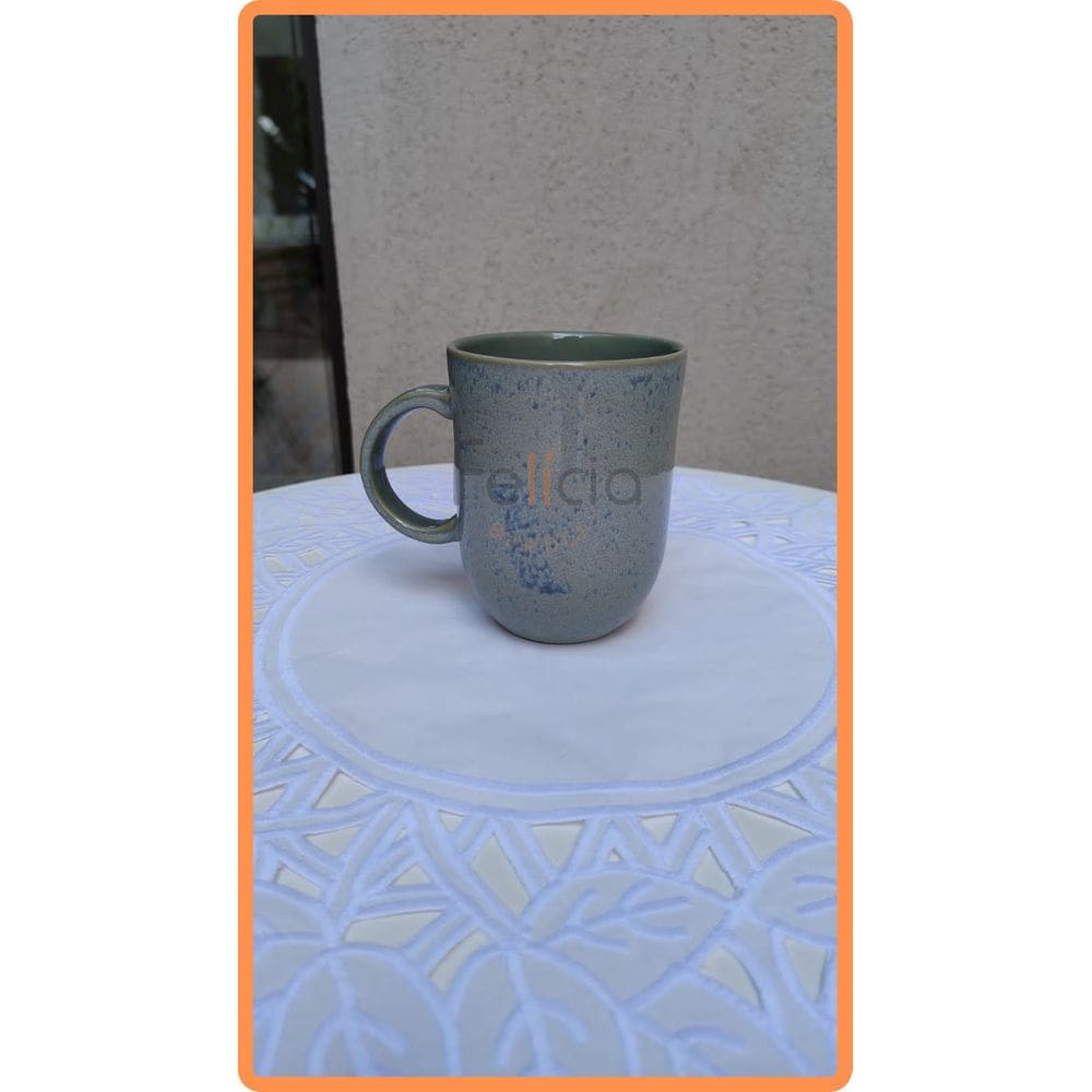 Caneca Coup Stoneware Green Granite 330ml - Porto Brasil