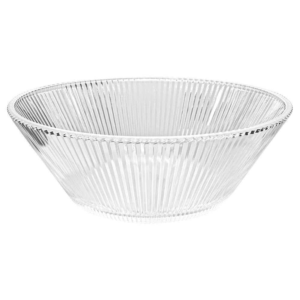 Bowl de Vidro Transparente Graffiato 21,5cm 1 peça - Hauskraft
